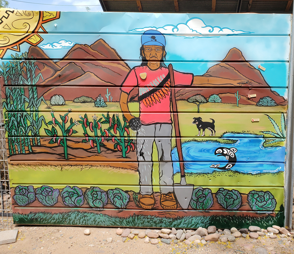 Mendoza Family Farms mural by Ocean