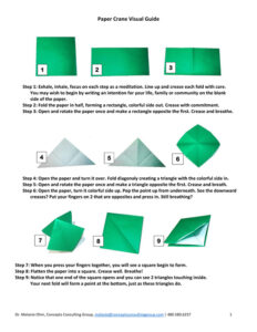 Paper Crane Visual Guide